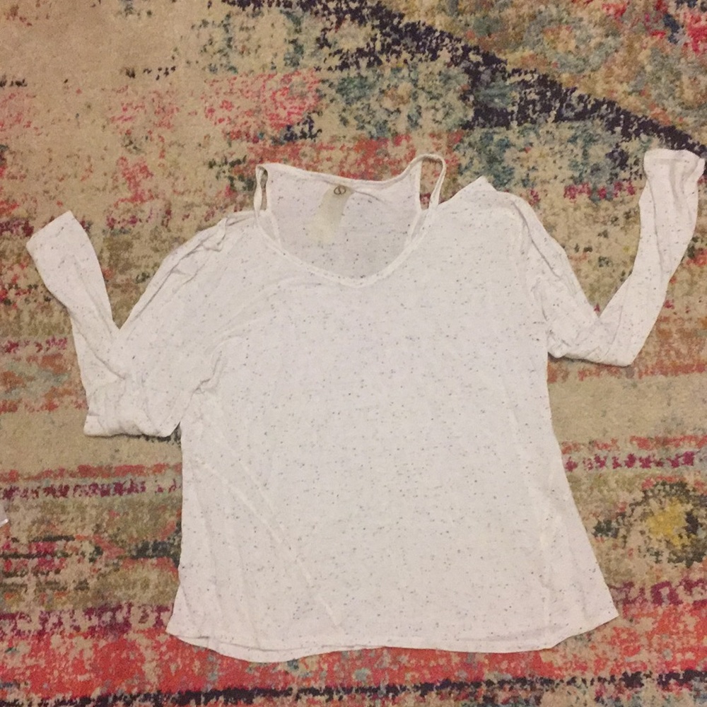 2/$15 Shape Cold Shoulder Yoga Top Sz Large